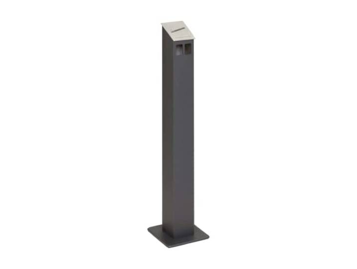 HISKA Standascher Aluminium Pulverbeschichtet (Anthrazit)