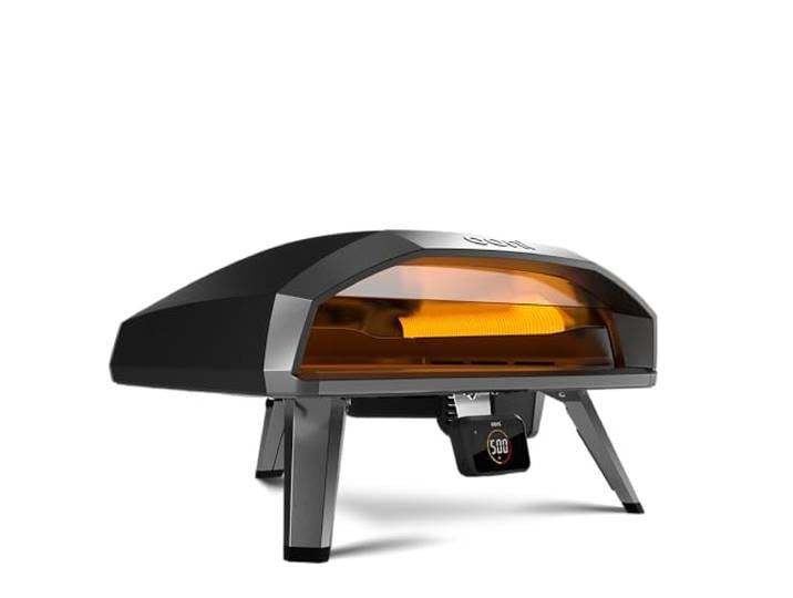 Ooni Koda 2 Pro – Four à Pizza à Gaz 18\ – Noir Fonte – 2 Zones de Cuisson – Pizza Napolitaine en 60s – Four Extérieur Haute Performance - (37mbar Propane FR)