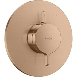 hansgrohe AXOR One Mischer Unterputzmodell für 1 Verbraucher, 48615310, Farbe: Brushed Red Gold