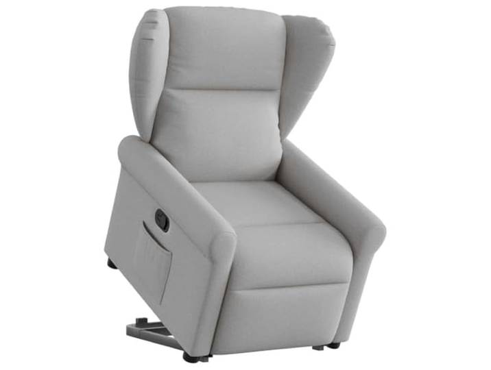 vidaXL Relaxsessel mit Aufstehhilfe Wolkengrau Stoff