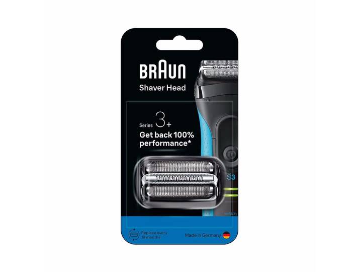 Braun 32B Series 3 Ersatzscherkopf – Rasiergerät Zubehör/Epiliergerät Zubehör – schwarz