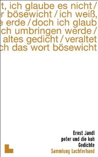 Ernst Jandl - Peter und die Kuh: Gedichte - Preis vom 10.10.2026 11:48:34 h