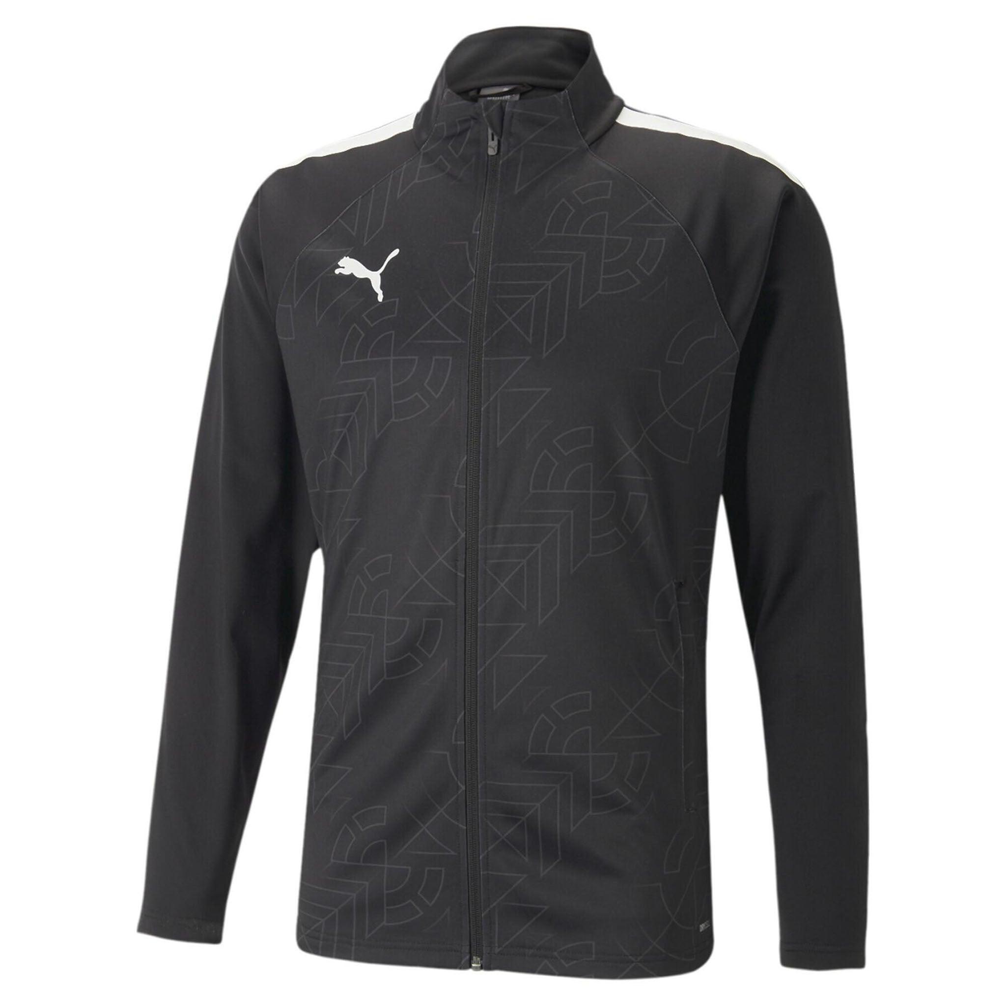Puma teamLiga Herren Schwarze Trainingsjacke