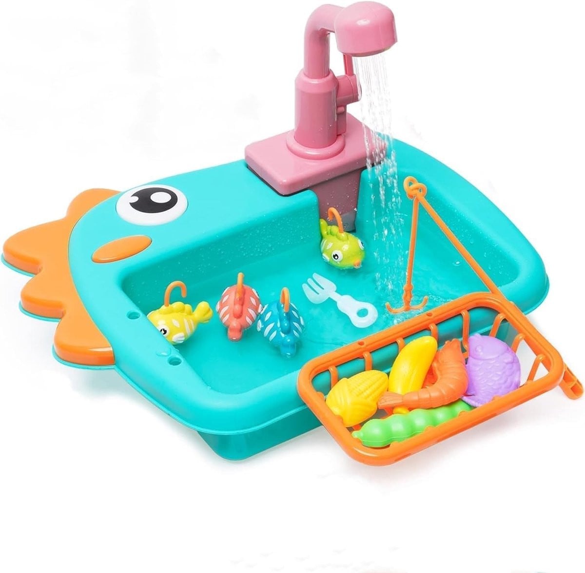 Speelgoedset Modderkeuken met Keukenspoelbak en Accessoires voor Kinderen