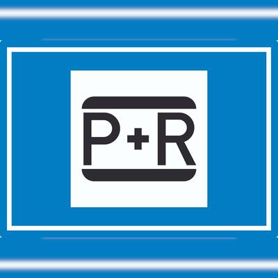 HB-Druck Parken und Reisen Symbol Aufkleber A4 (210x297mm)