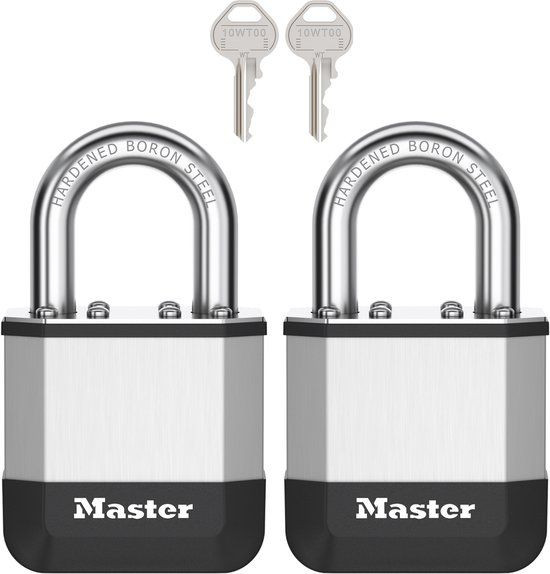 Master Lock Elite Hangslot Weerbestendig 45mm Set van 2 stuks