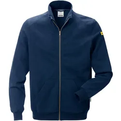 ESD-Sweatjacke "4080 XSM" - L - dunkelblau