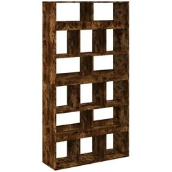 vidaXL Raumteiler Räuchereiche 100x33x187,5 cm Holzwerkstoff