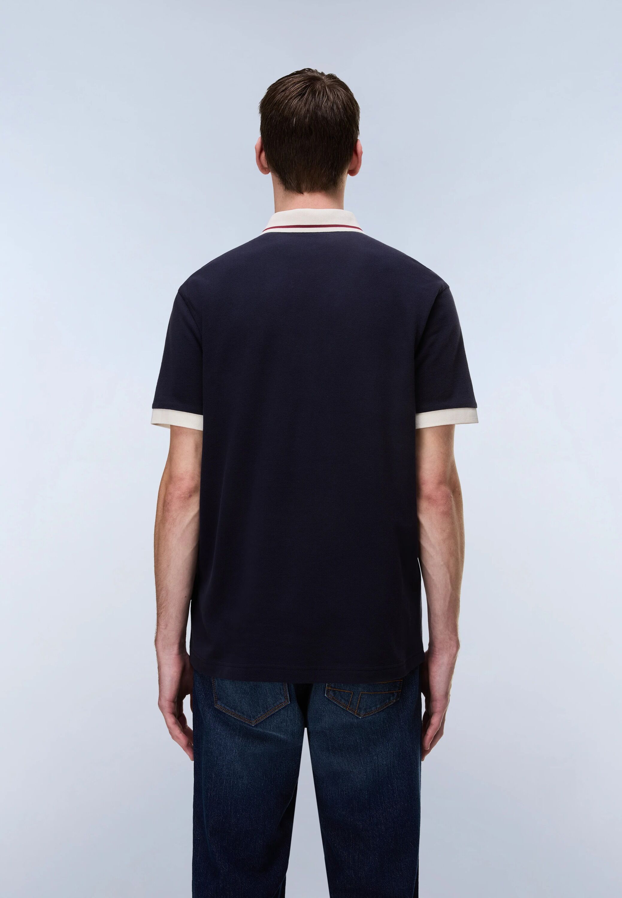 Poloshirt NAPAPIJRI "Napapijri Polo E-ZERI SS", Herren, Gr. S, dunkelblau, Obermaterial: 100% Baumwolle CO., Shirts Poloshirt dunkelblau S