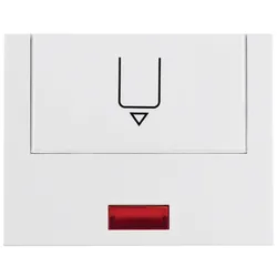 Berker 16417109 Hotelcards m Druck u rot Linse K.1 pw