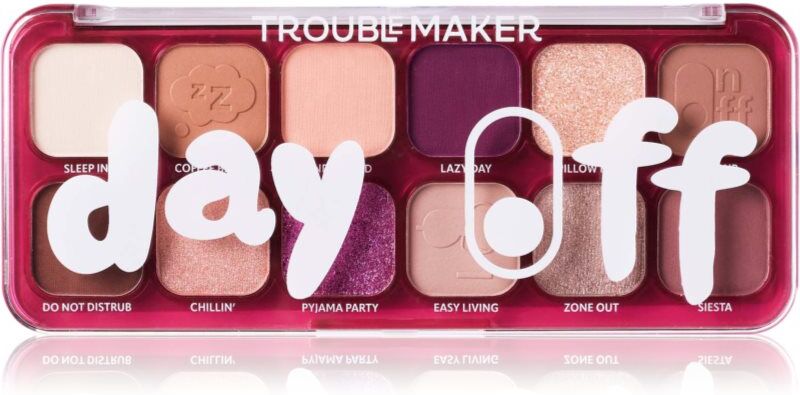 Trouble Maker Trouble eyeshadow palette shade Day Off 18 g