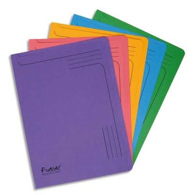 Exacompta Aktenmappen mit Beschriftungsfeld und abgerundeten Ecken aus Recycling Karton 290g Foldyne Forever, für Format DIN A4