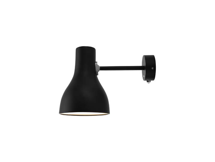 Anglepoise - Applique orientable Type 75 - Noir - Aluminium peint - Designer Kenneth Grange