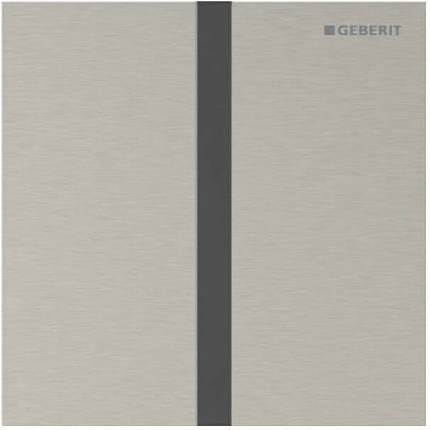 Geberit Typ 40 Abdeckplatte 246121ID1 für Urinal-Steuerung. IR, eckig, nickel gebürstet