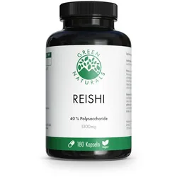 GREEN NATURALS Reishi 650 mg hochdosiert vegan 180 St