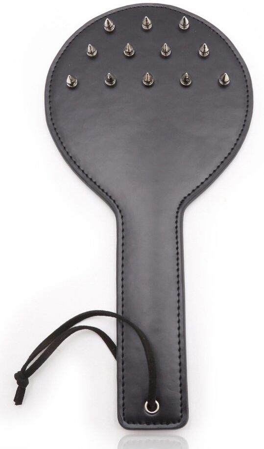 FUKR Paddle avec pointes métal 30 x 15cm Noir