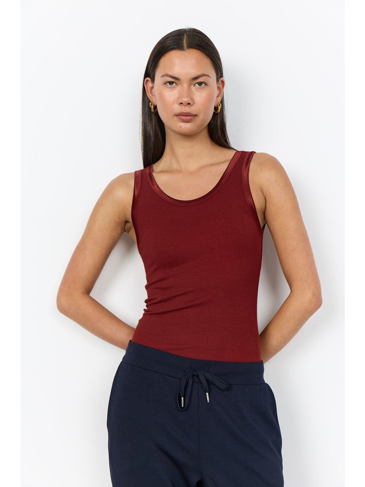 soyaconcept Top "Ryan" in Rotbraun - L