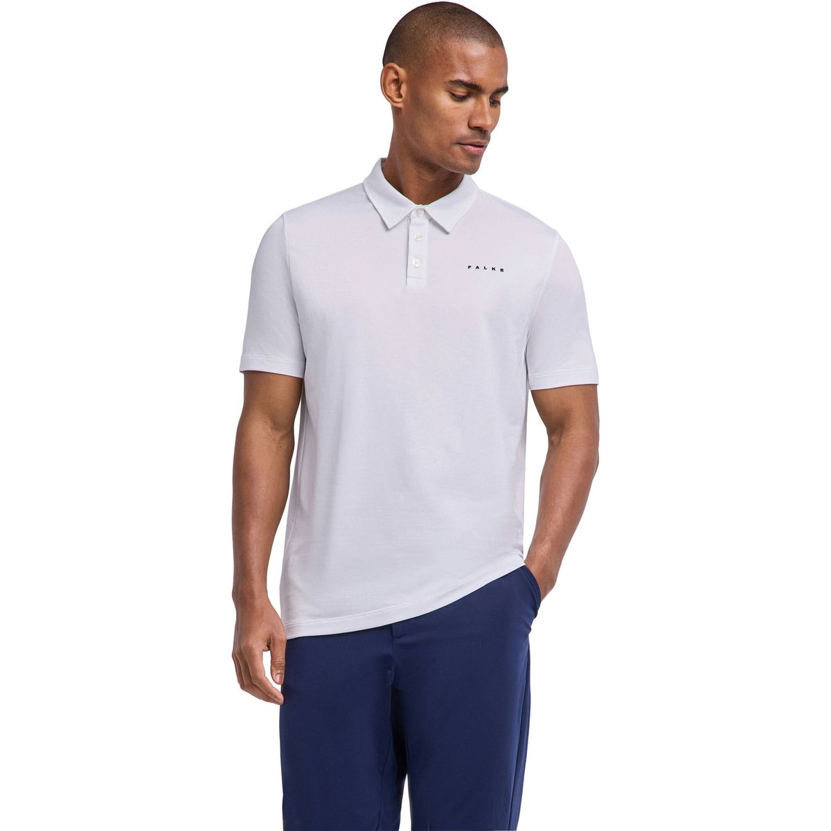 Falke Herren Golf Polo Shirt white (2860) 3XL 37732-2860-3XL