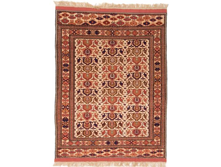Afghan Mauri Kabul Teppich 117x154 Handgeknüpft Orientteppich Wolle mit Seide