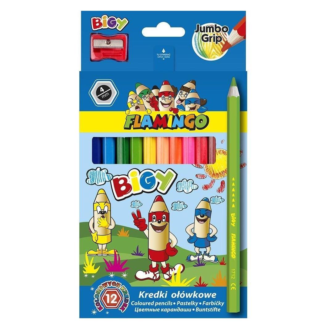 Titanum Jumbo Bigy Bleistifte 12 Farben (12x) (TITA0435)