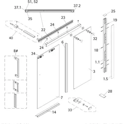 HSK Ersatzteile Schrauben- und Abdeckkappenset, E88200-2 E88200-2