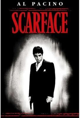 Inspire Essentials Scarface Al Pacino Canvas Wall Art Poster For Living Room Decor 8 11.81 X 15.75 Inches