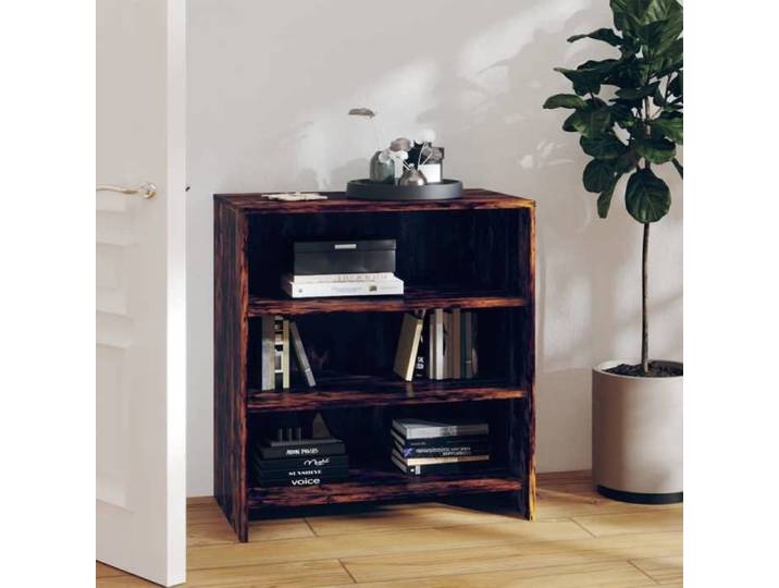 Buffet-Meuble de rangement Chêne fumé 70x40 5x75 cm Bois d'ingénierie