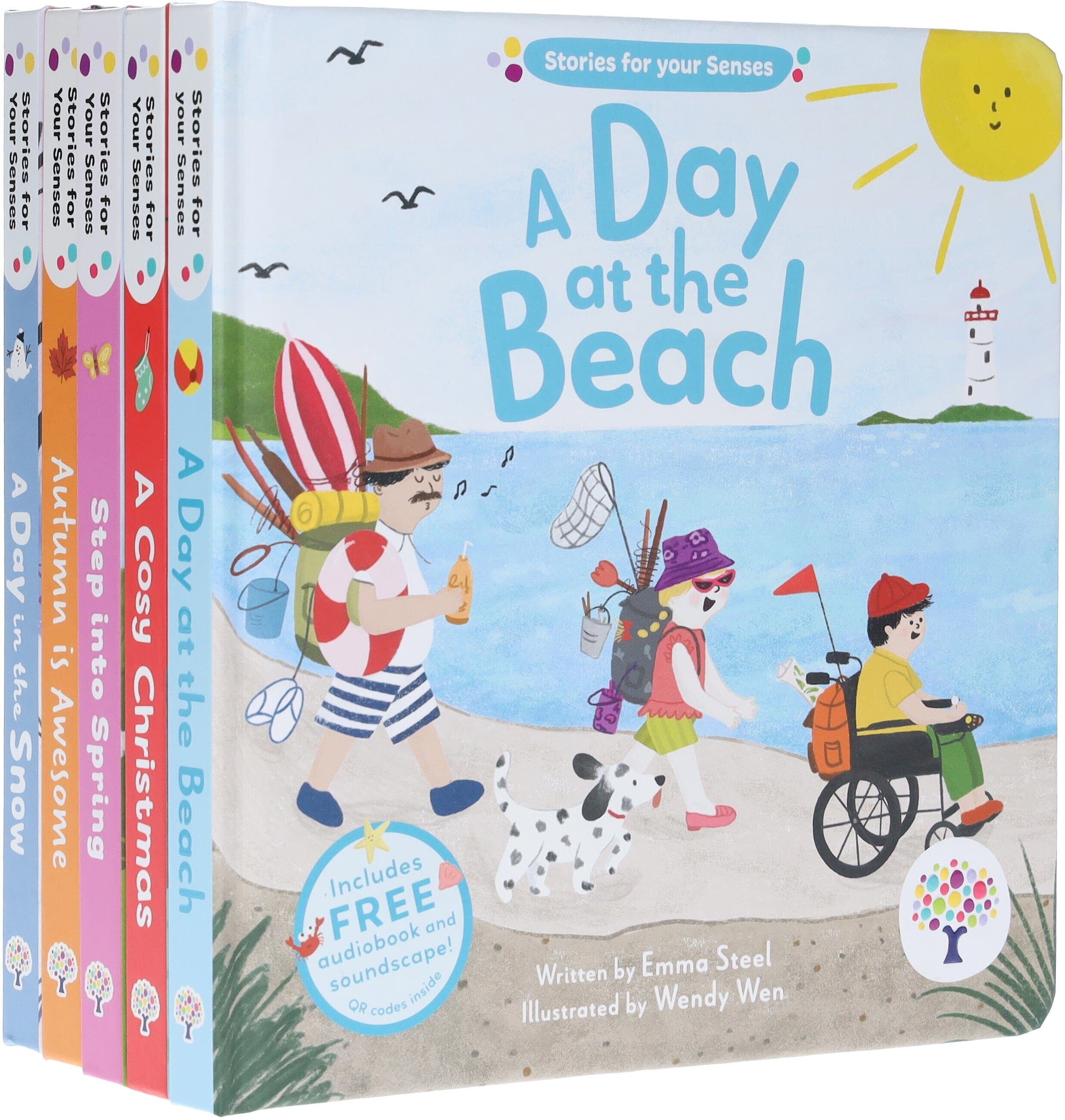 Stories for Your Senses Series by Emma Steel Illustrated 5 Books Collection Set - Ages 3-5 - Board Book Every Cherry Publishing