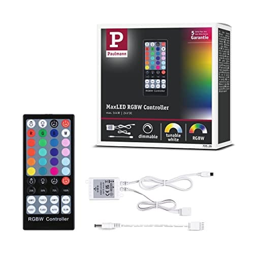 Paulmann MaxLED Controller RGBW met IR-afstandsbediening DC 24V wit