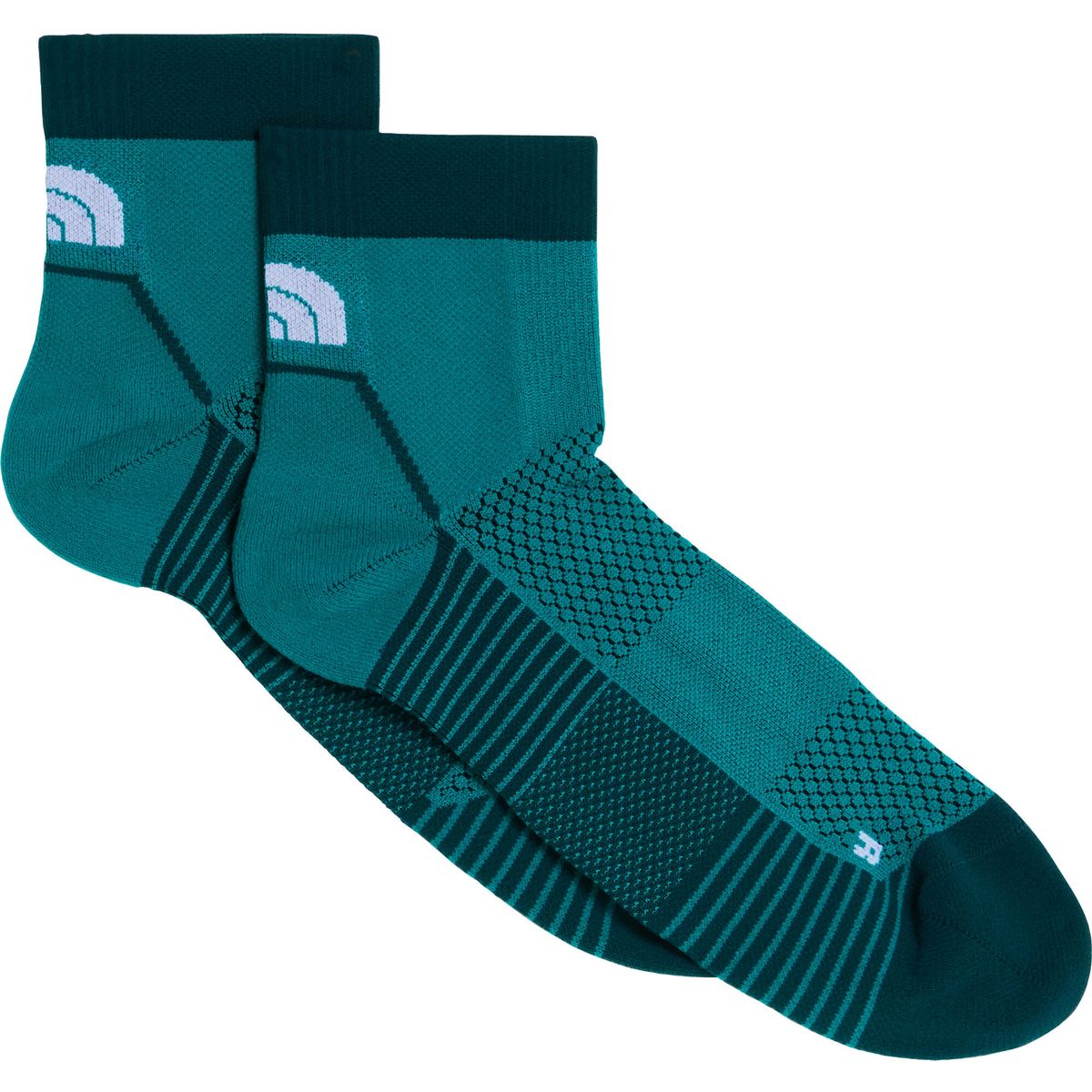 The North Face Trail Run Quarter Sock restorative teal/pacifi (SE4) M NF0A882ESE4-M