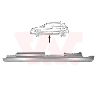 VAN WEZEL Einstiegblech 5886103 links