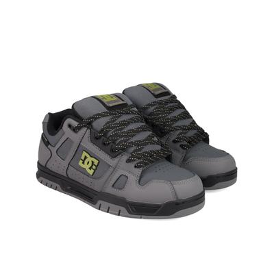 Ankleboots DC SHOES "Stag Wnt", Damen, Gr. 10,5 (44), grau, schwarz, Obermaterial:53.57% Leder, 33.18% Synthetikmaterial, 13.26% Polyester., Schuhe Ankleboots