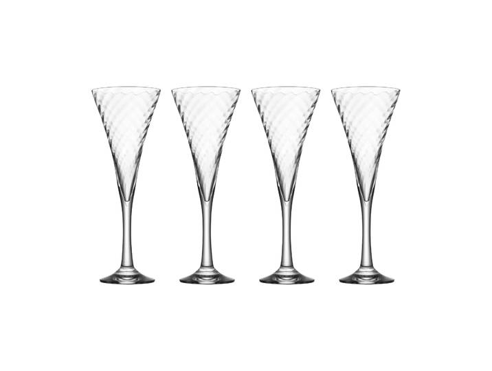 Orrefors Flûte à champagne Helena 25 cl, lot de 4 Transparent