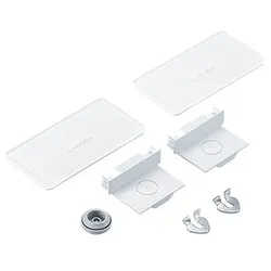 Zumtobel Group Endkappen-Set ECOOS2 ENDCAP SET WH