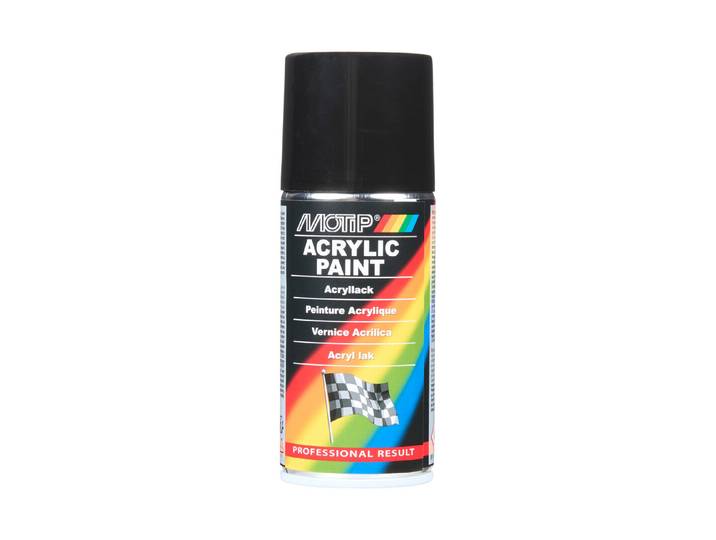 Motip Autospray Spray Schwarz Glänzend 150ml