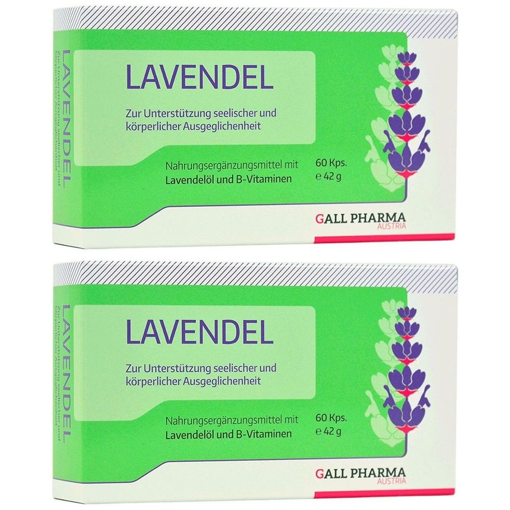Lavendel ÖL GPH Kapseln 2x 2x60 St