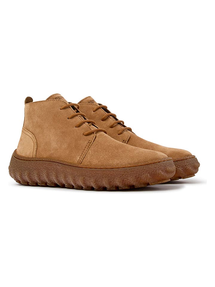 Camper Leder-Boots in Hellbraun - 46