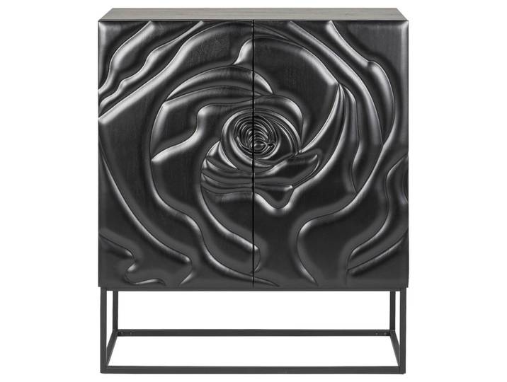 Highboard Black Rose Schwarz