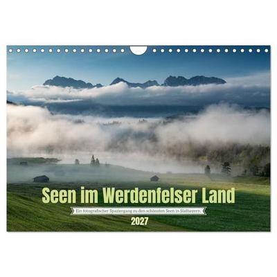 Seen im Werdenfelser Land (Wandkalender 2027 DIN A4 quer), CALVENDO Monatskalender