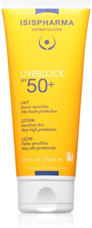ISISPHARMA Uveblock SPF 50+ Lotion lait corporel hydratant SPF 50+ 100 ml