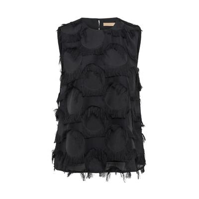 Blusentop CULTURE "Damen Ärmellose Bluse CUjavina", Damen, Gr. M, schwarz, Obermaterial: 100% Polyester PES., Blusen Blusentop