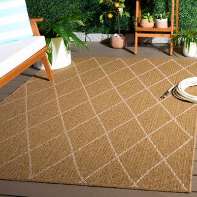 SAFAVIEH Sisal Performance Lottelore Washable Indoor/Outdoor Rug - Weather Resistant & Easy Cleaning