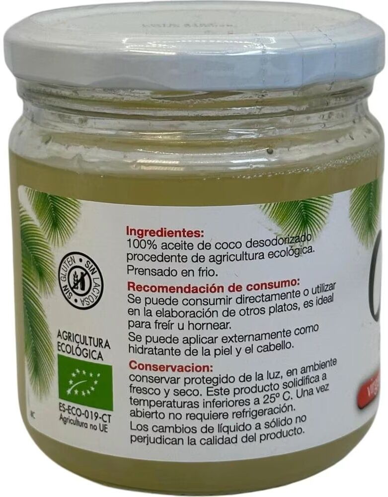 Artesania Agrcola Aceite De Coco Virgen Extra Ecológico Plantis 250g Talla Única Unisex