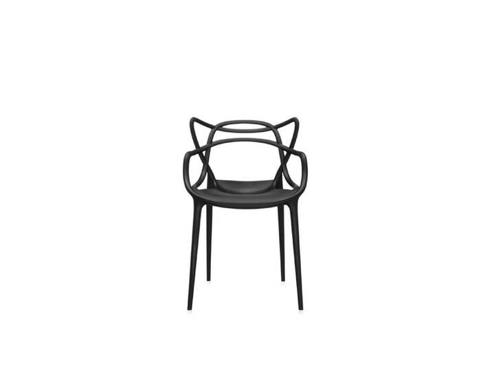 Kartell Stuhl Masters schwarz, Designer Philippe Starck, 57x84x47 cm