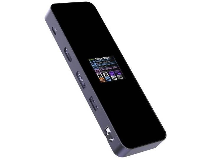 Dockcase Laptop-Dockingstation USB-C®-HUB DPR10P, integriertes Display, inkl. Ladefunktion, USB-C® Power Delivery