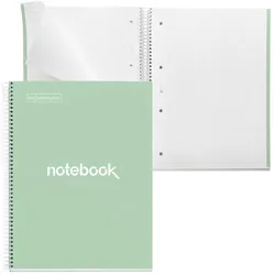 MIQUELRIUS Eco Emotions Collegeblock DIN A4 kariert mint