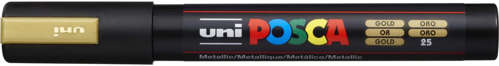 uni-ball POSCA PC-5M Acrylstift 0.9 - 1.3 Gold 182510
