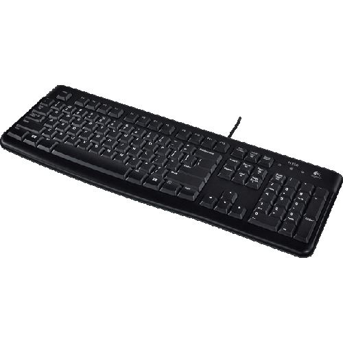 Logitech K120 USB Spanisch schwarz (kabelgebunden)