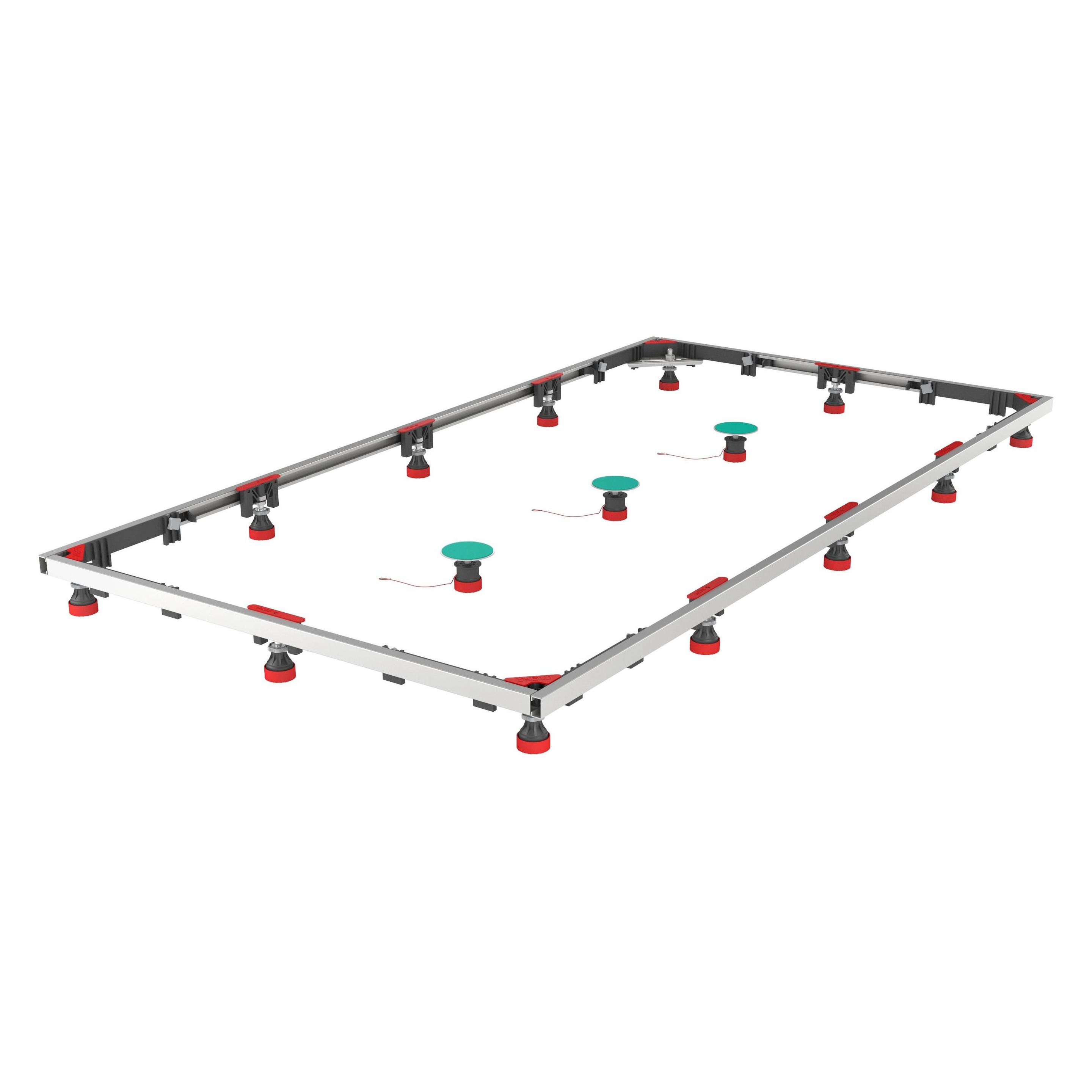 MEPA Pauli und Menden GmbH Montagerahmen SF Rechteck XL 100/180 Höhe bis 190mm Stahl (150184)