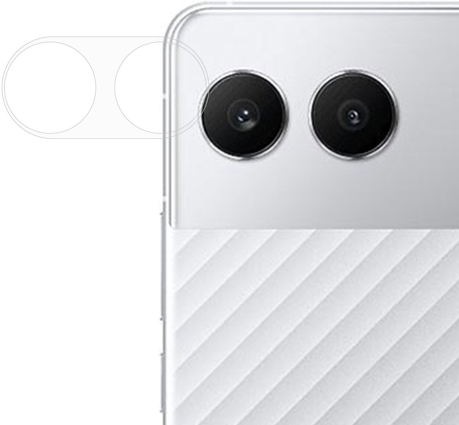 INCOVER OnePlus Nord 4 Hærdet Beskyttelsesglas Kameralinse  - Gennemsigtig